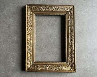 8,5 x 13 ''(Pic Größe) 3 ''Gold Antique Frame - Dekorativer Rahmen / vergoldeter Rahmen / verzierte Rahmen