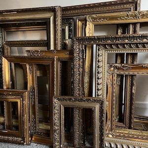 4 x FRAMES  (chosen by us from our collection)  / Frame Collection  - Decorative frame / Gilt Frame / Ornate Frame