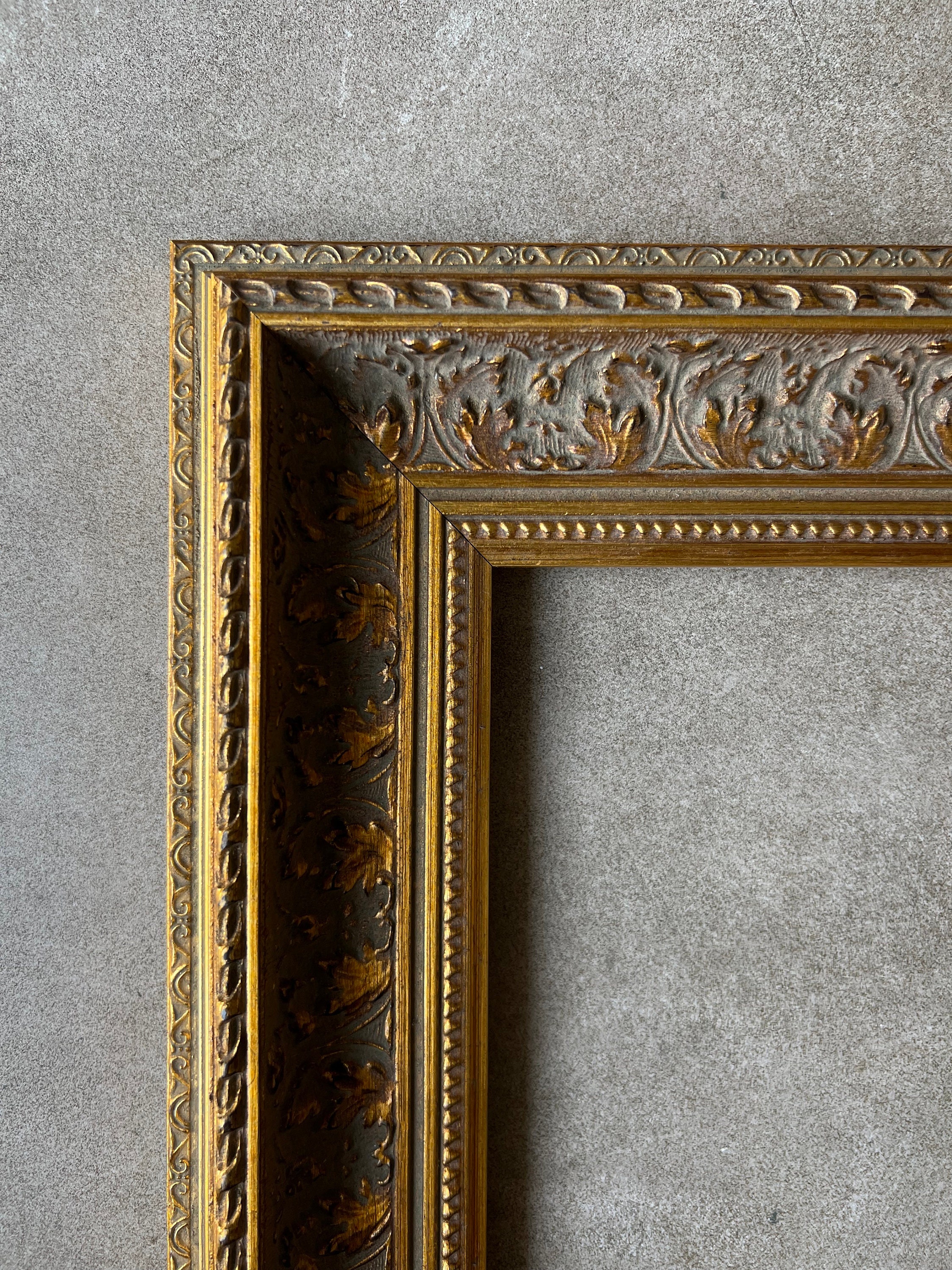 Bespoke Gold Ornate Picture Frame - Any Size - A4, A3, A2