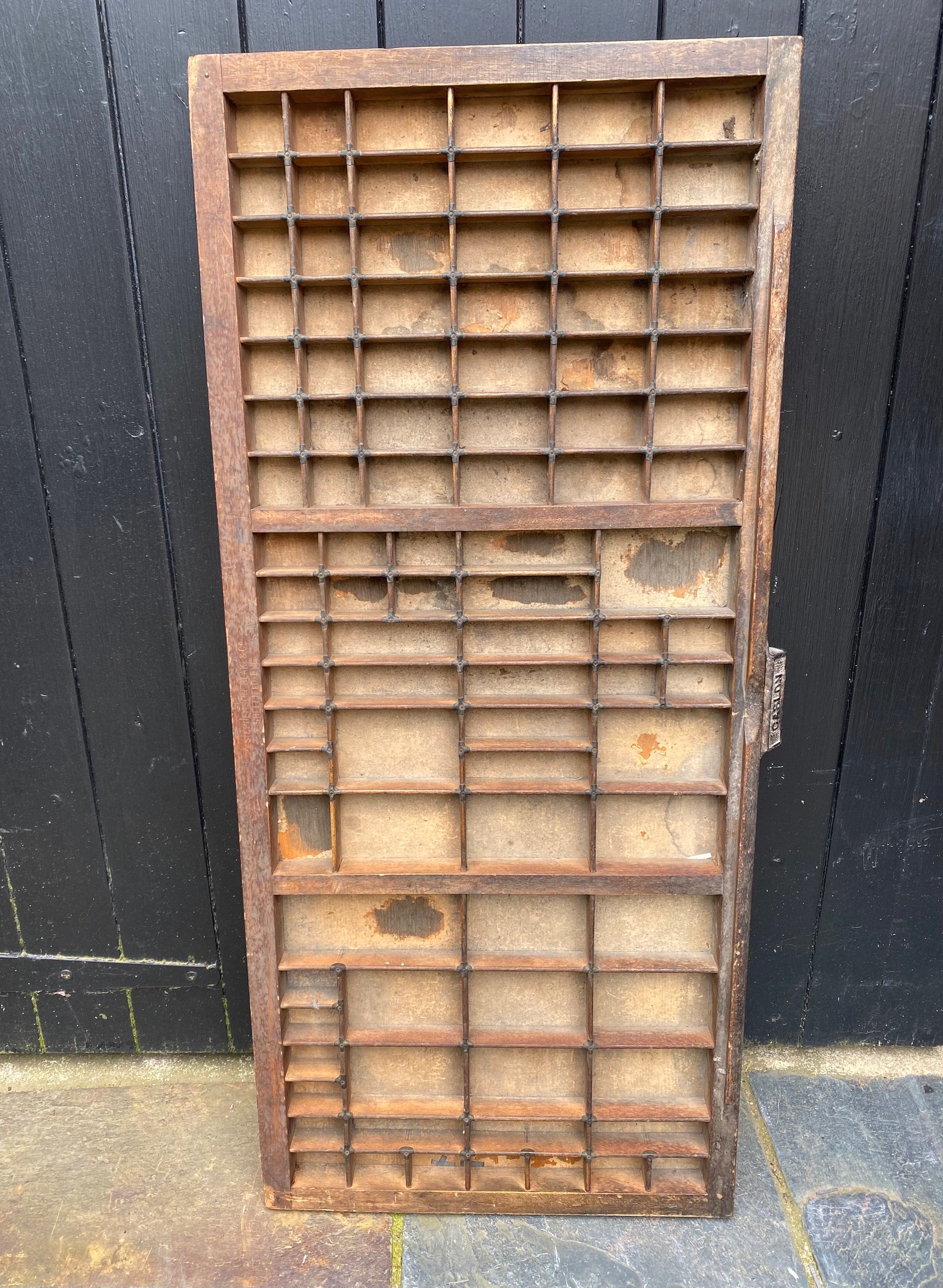 Vintage Printers Trays Irregular Compartments good Etsy