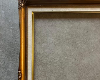 16 x 20” A2 (pic size) Swept Gold Ornate  Picture Frame  - Decorative frame / Gilt Frame / Ornate Frames