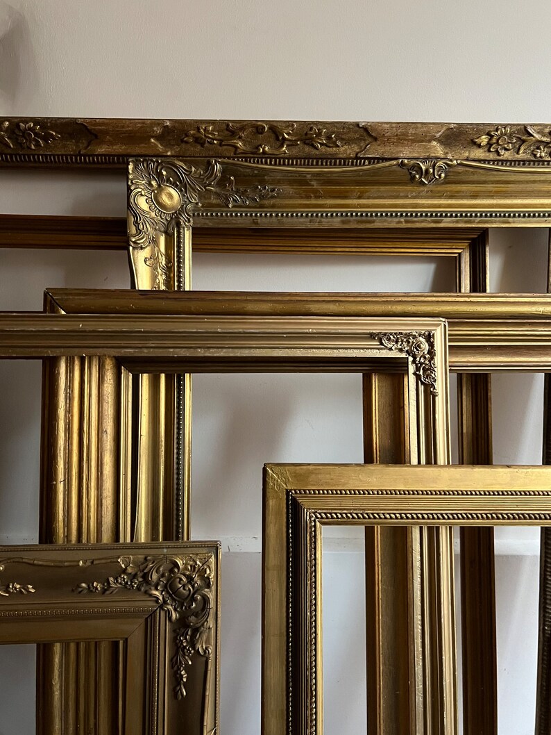 1 X Large Gilt Frame Decorative Frame / Gilt Frame / Ornate Etsy UK