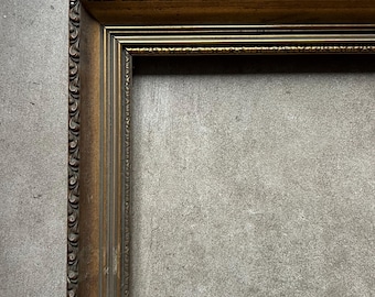 24 x 26” (pic size) 2” Large Gold / Bronze Ornate Frame  - Decorative frame / Gilt Frame / Ornate Frames
