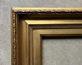 8 x 12  (pic size) 4” Gold Ornate Picture Frame  - Decorative frame / Gilt Frame / Ornate Frames