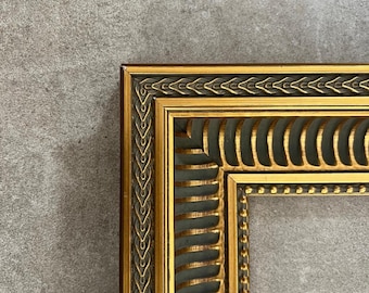 8 x 10” (pic size)  Ornate Gold Picture Frame  - Decorative frame / Gilt Frame / Ornate Frames