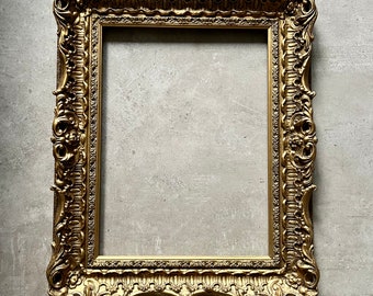 Chippendale 3” antique style gold frame - any size,  please specify exact dimensions when ordering