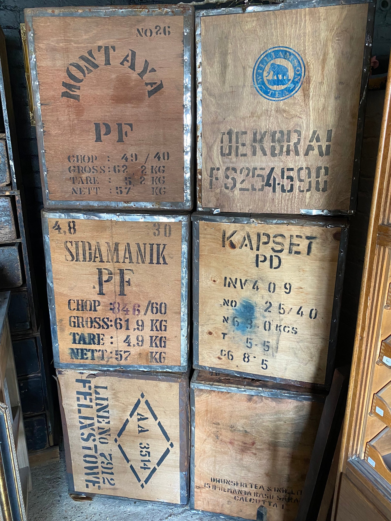 Tea Crates / Tea Chest / Large Crate Etsy UK