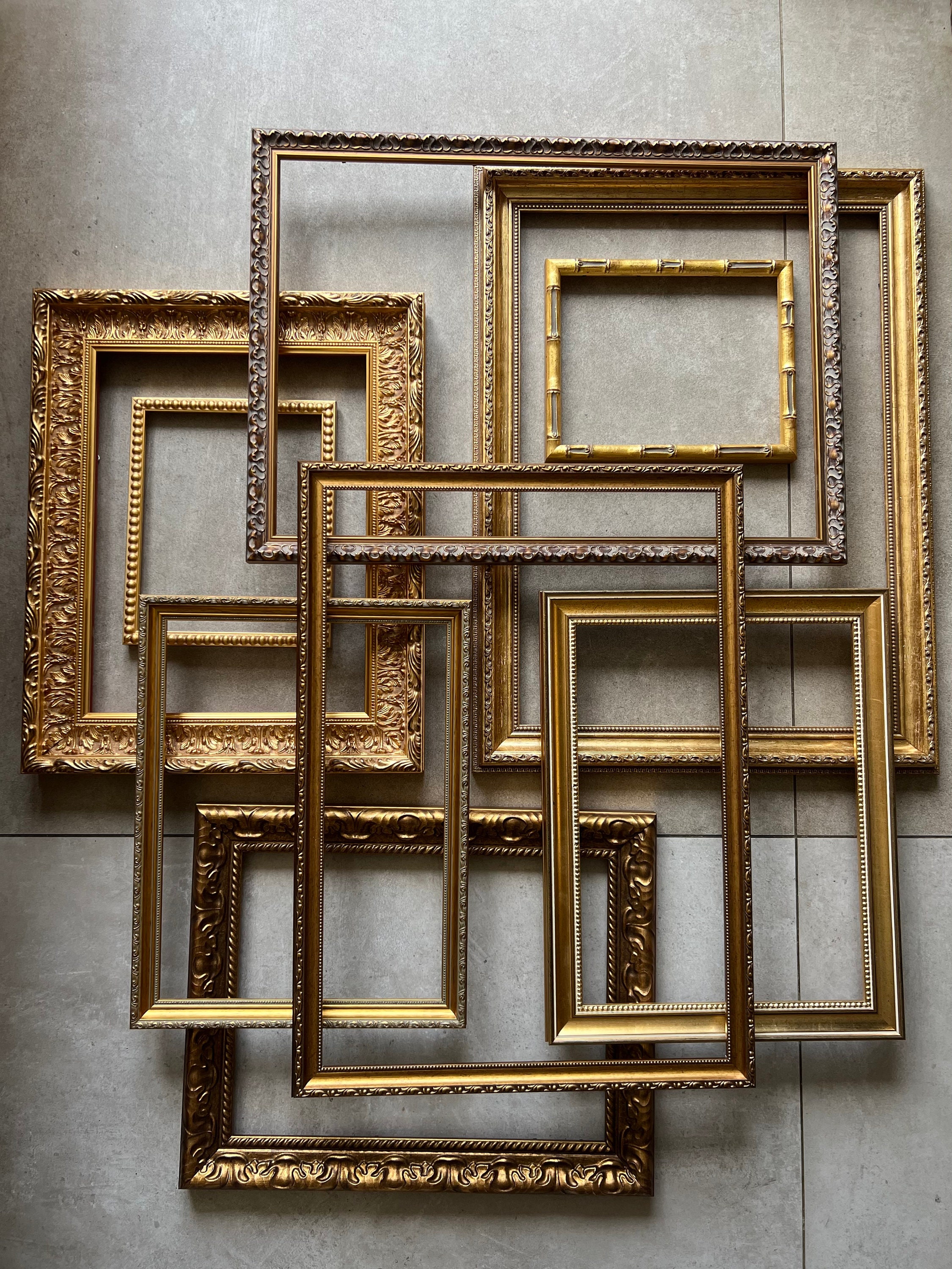 Bespoke Gold Ornate Picture Frame - Any Size - A4, A3, A2