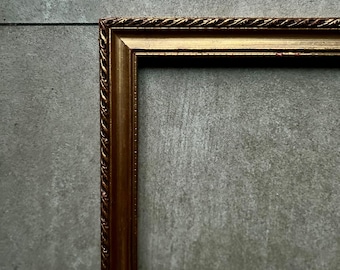 14 x 17” (pic size) 1” Dark Gold Ornate Frame - Decorative frame / Gold Frame / Ornate Frames