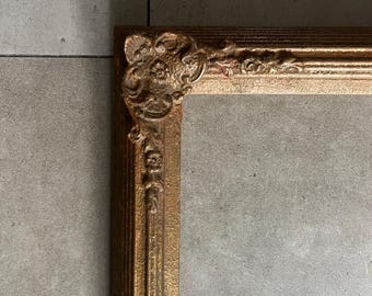 19 x 21” (pic size) 2.5” Large Dark Gold/ Bronze Ornate Frame  - Decorative frame / Gilt Frame / Ornate Frames