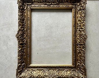 Victorian 3 1/4 antique style gold frame - any size,  please specify exact dimensions when ordering