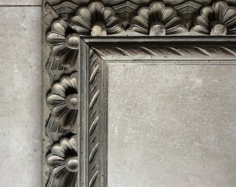 19 x 24” (pic size) 2.5” Large Wooden Carved Floral  Frame  - Decorative frame / Gilt Frame / Ornate Frames
