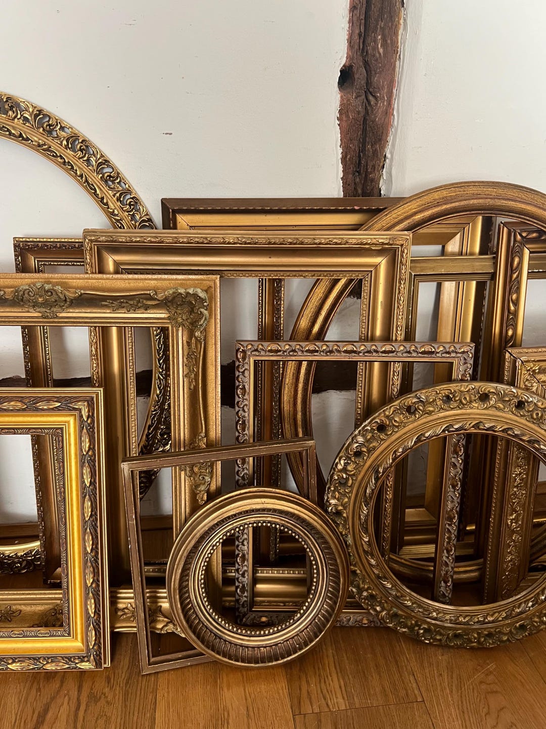 1 X Vintage Gold Ornate Picture Frame / Ornate Gold Frame / Gallery ...