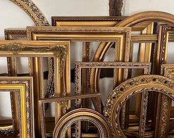 1 x Vintage Gold Ornate  Picture Frame / Ornate Gold Frame / Gallery Wall Frame -