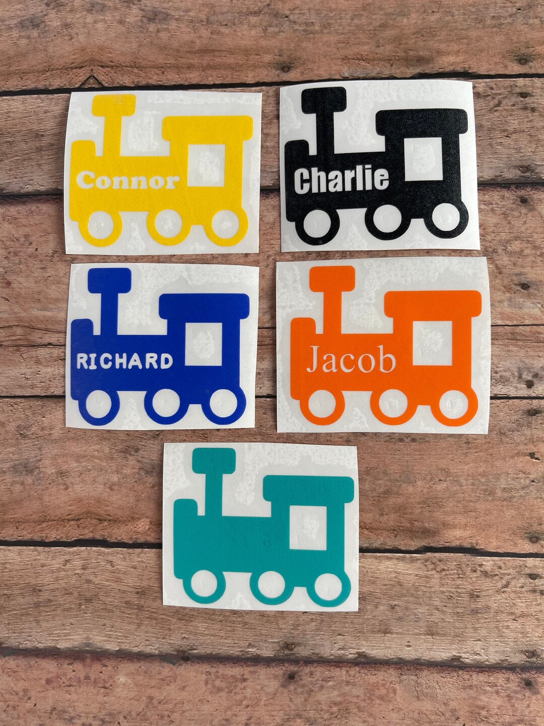 Personalized Name Train Vinyl Decal Sticker Custom Train Decal Nursery