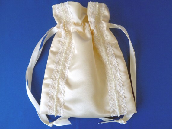 drawstring evening bag
