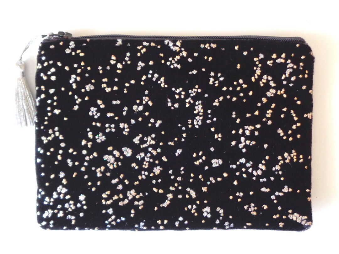Black Clutch Gold Clutch Silver Clutch Glitter Clutch Etsy