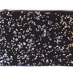 Black Clutch, Gold Clutch, Silver Clutch, Glitter Clutch, Evening Bag, Bridesmaid Gift, Bridal Clutch, Holiday Purse, Christmas Purse, Girl