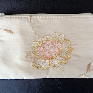 Ivory Clutch, Pink Clutch, Floral Clutch, Evening Bag, Bridal Clutch, Bride Purse, Bridesmaid Gift, Phone Purse, Wedding