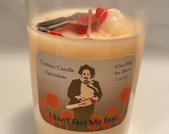 Leather Face Candle: Texas Chainsaw Massacre Horror Movie Scent