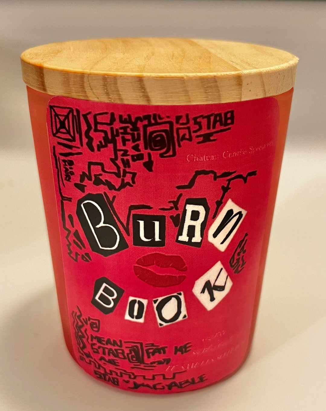 Burn Book Candle Mean Girls Candle Soy Thats so Fetch Movie Themed ...