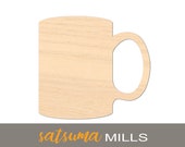 Mug Wood Laser Cutout Volume Discounts, DIY Crafts, Decor, Gifts