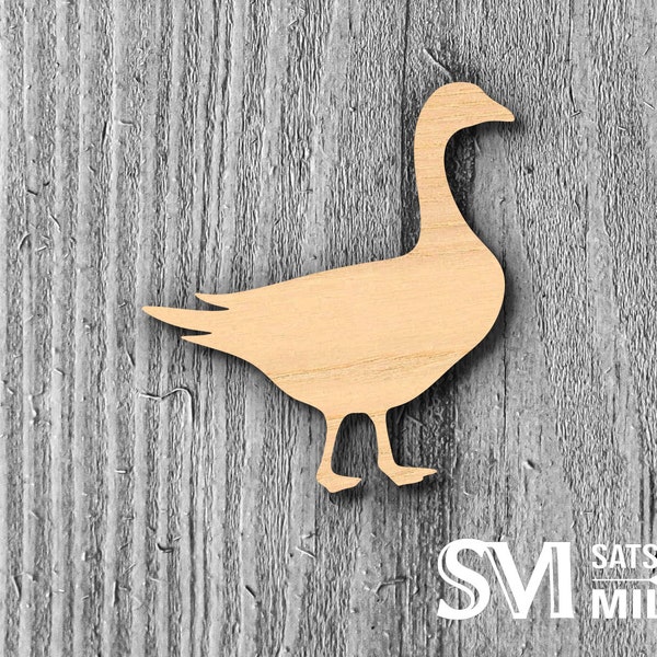 Goose Wood Laser Cutout; Volume Discounts, DIY Crafts, Decor, & Gifts