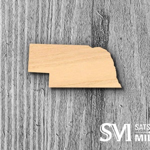 Nebraska Laser Cutout; DIY Crafts, Decor, & Gifts, Multiple Size Options 3335