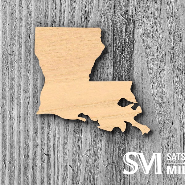 Louisiana Cutout - Etsy