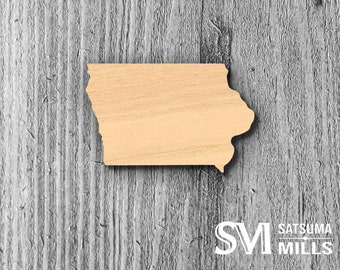 Iowa Laser Cutout; DIY Crafts, Decor, & Gifts, Multiple Size Options 3323
