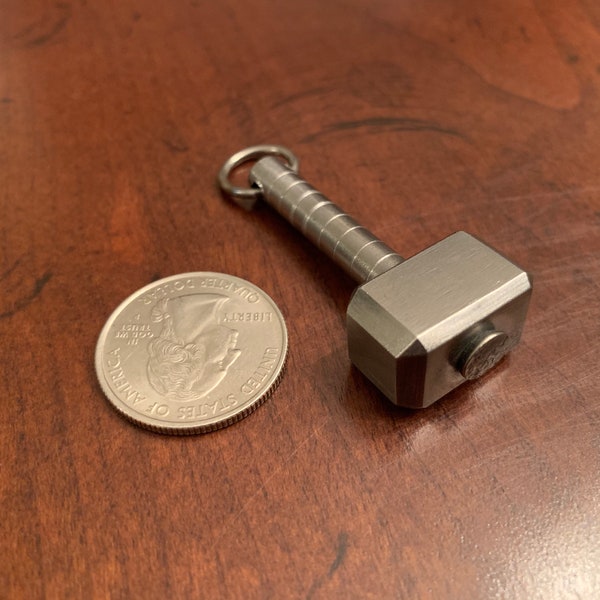Thor Hammer Keychain Etsy