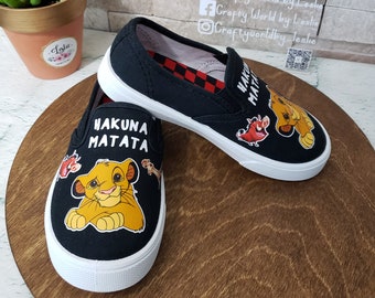 lion king custom shoes