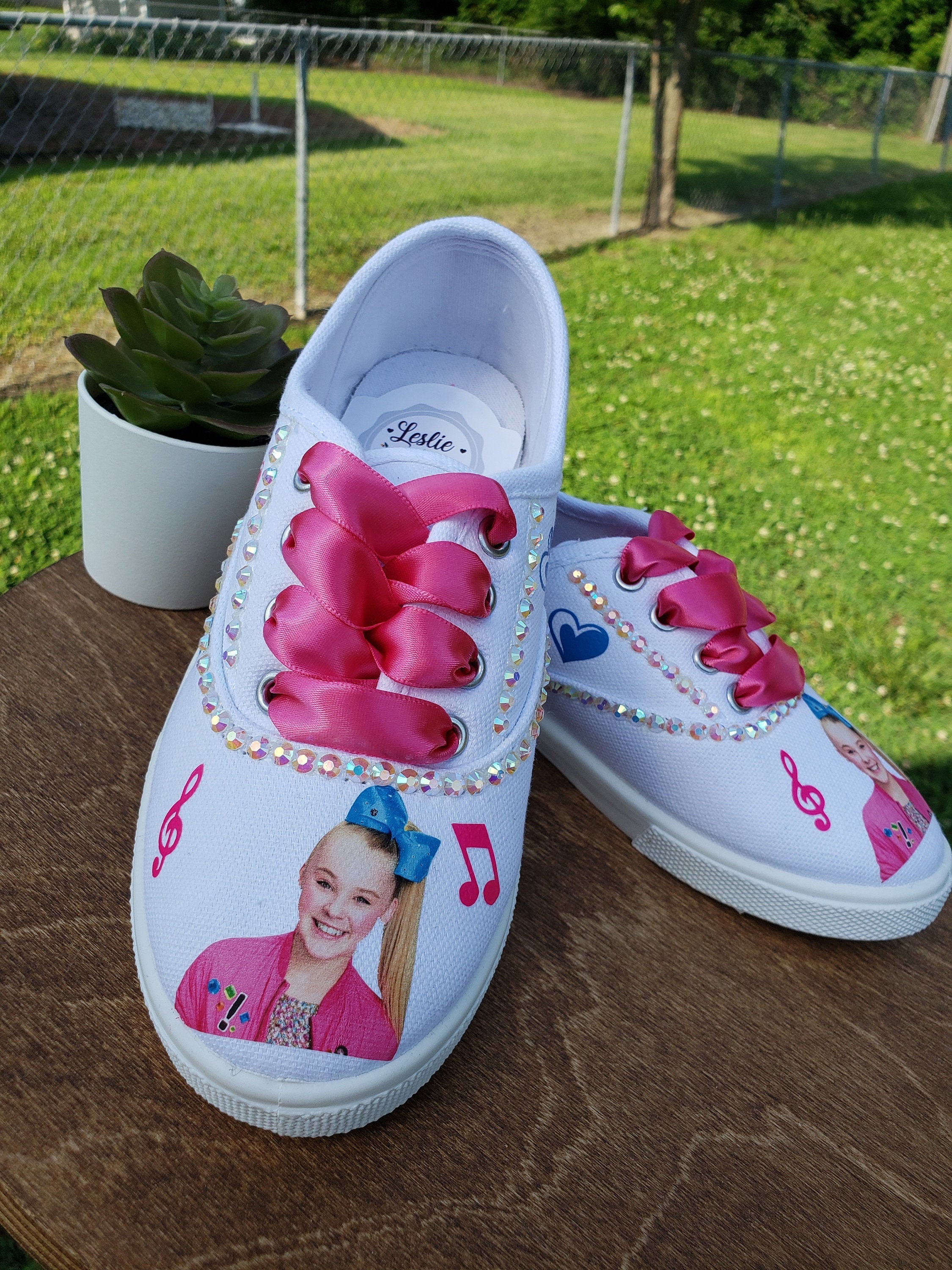 Custom girls shoes Jojo siwa Jojo siwa shoes inspired Etsy