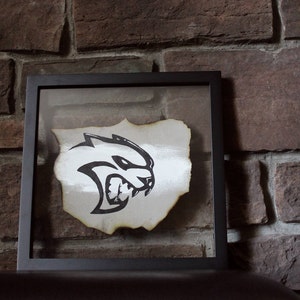 Dodge HellCat "Hell Singed" Custom Made-to-Order Mopar Canvas Painting