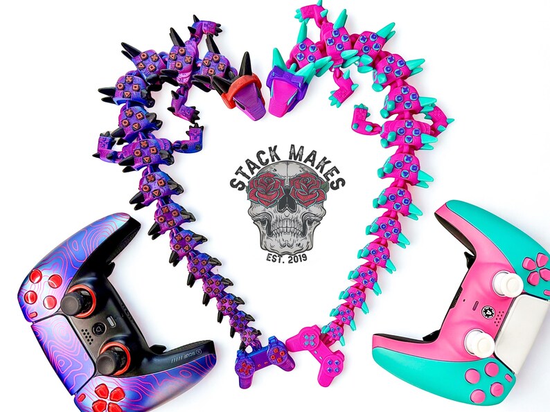 Custom Gamer Guy Dragon | Match Your Controller Colors | Gaming | COD ...