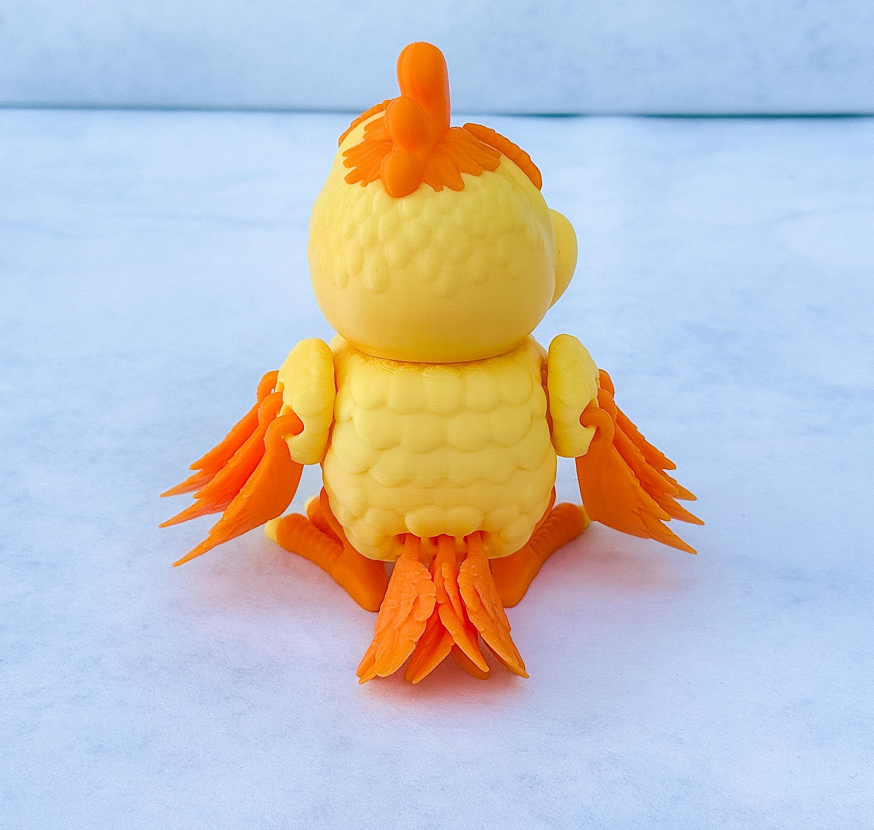 Chicken Figure, Articulating Chicken, Cute Chicken Toy, Baby Chicken ...