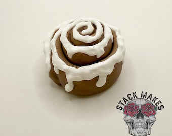 Cinnamon Roll Fidget Clicker: 3D Printed Sensory Toy