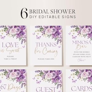 Cartelli prefabbricati per addio al nubilato, farfalle, mimose, biglietti e regali, bomboniere, libro degli ospiti, cartello personalizzato modificabile, fiori di lavanda viola