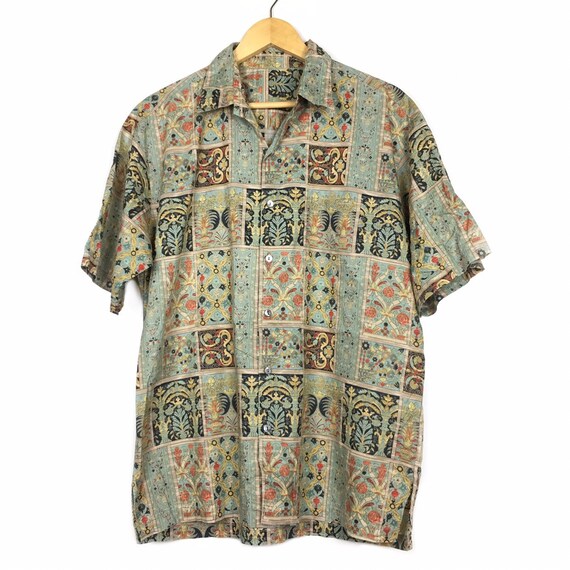 Tori Richards Tiki Aloha Floral Hawaiian Tropical