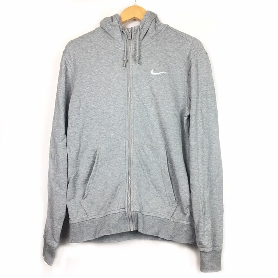 nike zip grey hoodie