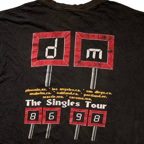 Vtg 90s Depeche Mode the Singles Tour T-shirt - Etsy
