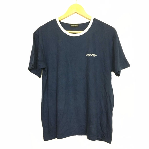 Vtg Kansai Yamamoto Homme Signature T-Shirt Size M