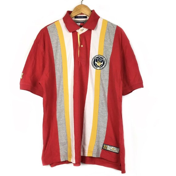 tommy hilfiger colorblock polo