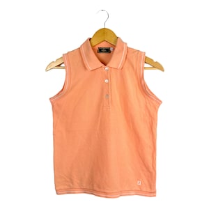Vtg Fendi Mare Sleeveless Women&#39;s  Polo Shirt - Size 44