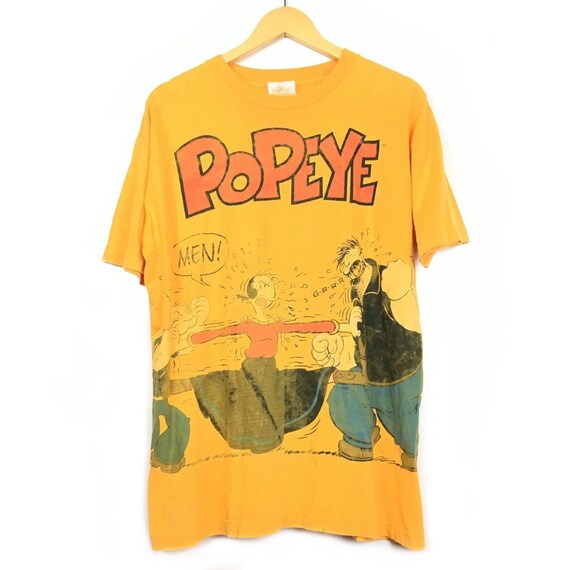 Vtg 90's Popeye The Sailor Man Comics T-Shirt