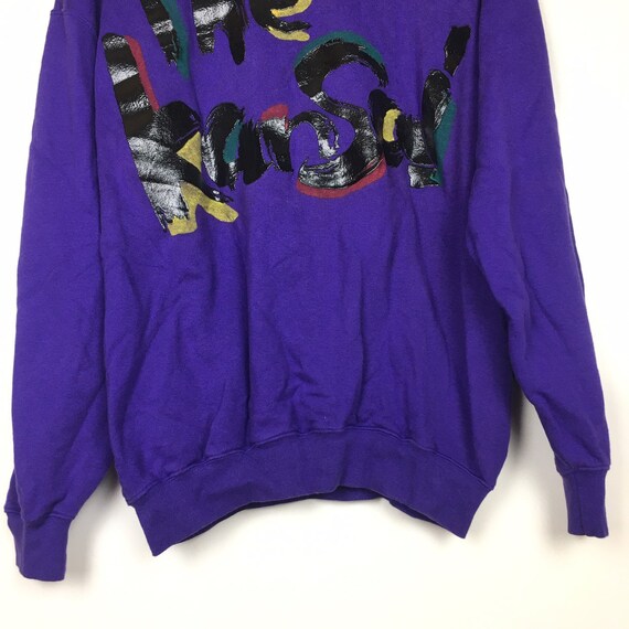 Vtg Kansai Yamamoto O2 Crewneck Sweatshirt Size L - image 3