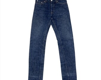 Helmut Lang Archives 00s Gray Raw Silk Denim Straight Jeans - Etsy
