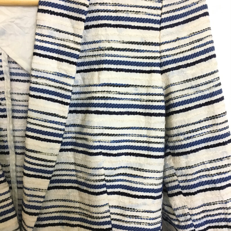 Women/'s TOMORROWLAND Collection Striped Sport Jacket Size 38