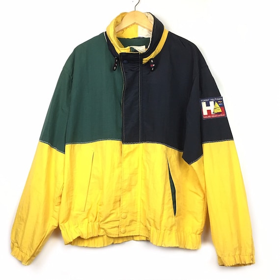 tommy hilfiger colour block windbreaker