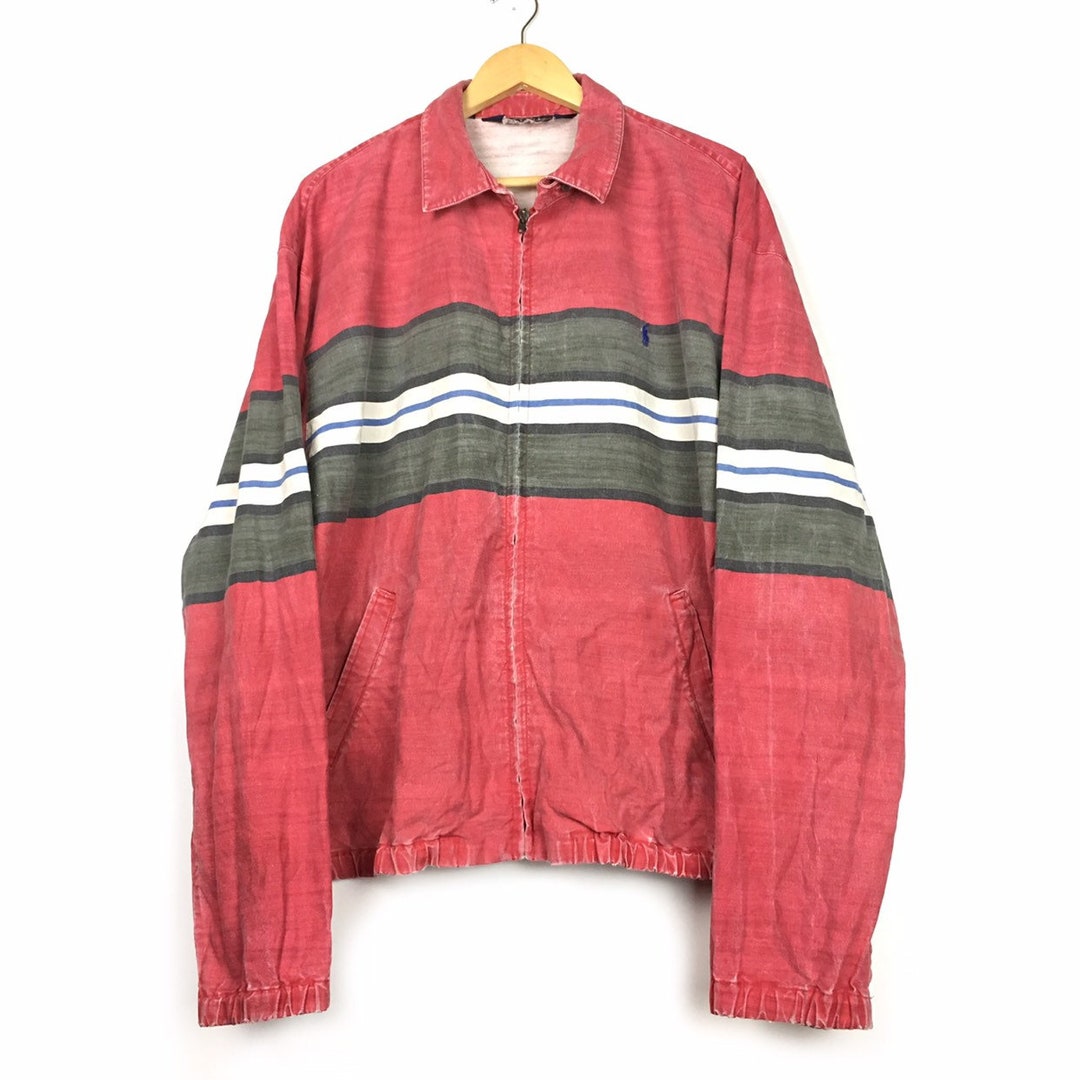 ジャケット・アウター Vintage Ralph Lauren stripe chaster coat il_1080xN.4771299657_qd9i.jpg